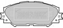 Borg & Beck Front Brake Pad Set - BBP1991 fits Toyota Auris 07-
