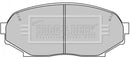 Borg & Beck Brake Pad Set - BBP1194 fits Mazda MX-5 1.6i 90-98