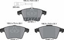 Volkswagen, Brake Pad Set - Textar 23746022410101