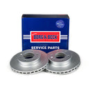 Borg & Beck Brake Disc Pair  - BBD4570 fits Merc Sprinter 209-518  06-