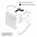 Borg & Beck Turbo Hose Part No -BTH1535