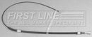 First Line Brake Cable -  RH - FKB2326 fits Vauxhall Corsa (disc) 2000-