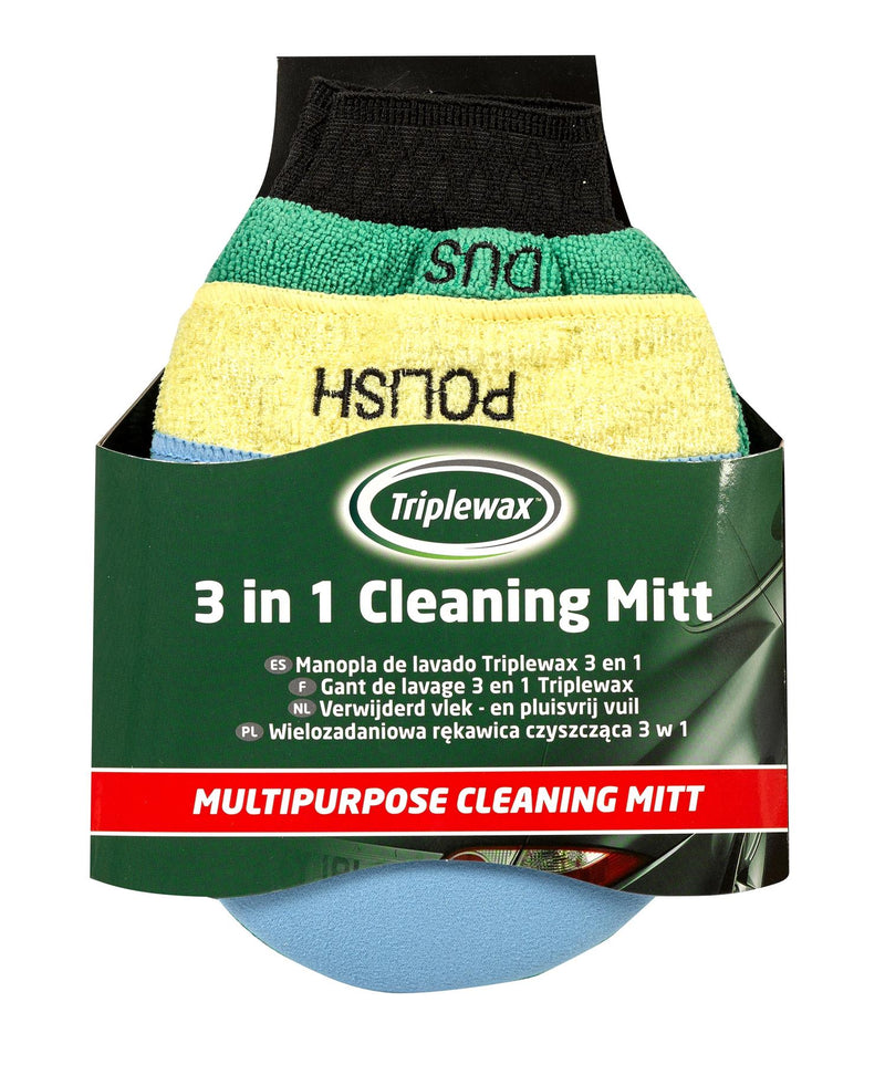 Triplewax 3-in-1 Cleaning Mitt