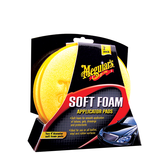 Meguiar's X3070 Soft Foam 4" Applicator Pads 2 Pack