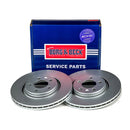 Borg & Beck Brake Disc Pair  - BBD4069 fits Audi,Skoda,VW,Seat.(fr) 96-