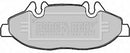 Borg & Beck Front Brake Pad Set - BBP1949 fits Mercedes Vito 03-