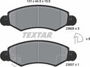 Opel Subaru Suzuki Vauxhall, Brake Pad Set - Textar 2360501