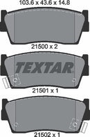 Textar Brake Pad Set - 2150001