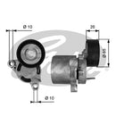 Gates DriveAlign Tensioner Pulley - T39403