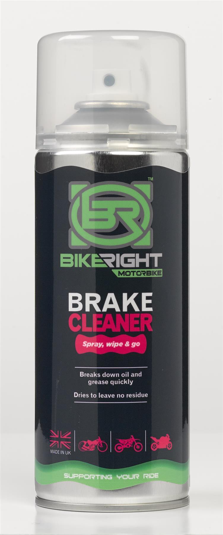 BikeRight BIRIMB4005 Motorbike Brake Cleaner 400ml
