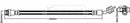 Borg & Beck Brake Hose  - BBH8111 fits Ford Galaxy,S-Max 5/06-10