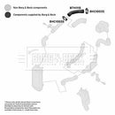 Borg & Beck Turbo Hose Part No -BTH1115