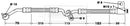 Borg & Beck Brake Hose  - BBH7482 fits Mazda 6 2.0,2.3 GG,GY -9/03