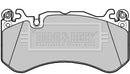 Borg & Beck Front Brake Pad Set - BBP2385 fits Merc. C Class(204)C63AMG 5/08-