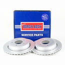 Borg & Beck Brake Disc Pair  - BBD5379 fits BMW 3 Ser.(E46) 325xi 00-02/05