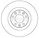 Borg & Beck Brake Disc Pair  - BBD5356 fits Citroen C4 Picasso II 02/13-