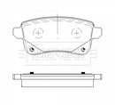 Borg & Beck Rear Brake Pad Set -BBP2538