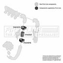 First Line Turbo Hose  - FTH1257 fits PSA 2.0HDi DW10TD 98-02