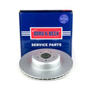 Borg & Beck Brake Disc Single  - BBD6177S fits X5,X6 (E70,71,72) 09/09-06/14