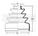 First Line Cv Joint Boot Kit Part No -FCB2429