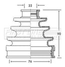 First Line Cv Joint Boot Kit Part No -FCB2107