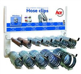 Ace Security Clamping Hose Clip Stand 140 Assorted Jubilee Types