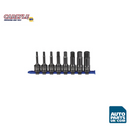 Carlyle Hand Tools -  61-0317 1/2In Dr 8 Pc Hex Driver Metric Impact Set