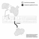 First Line Turbo Hose  - FTH1241 fits PSA 1.4HDi DV4TD 05-