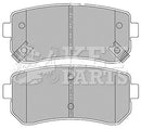 Key Parts Brake Pad Set - KBP2424 fits Hyundai ix35, Sportage 4x4 10-