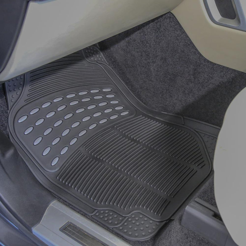 Equip Luxury Universal Fit Heavy Duty Rubber Car Mat