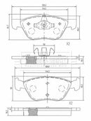 Borg & Beck Front Brake Pad Set - BBP2566 fits Fiat Strada 1.3 DslM/Jet 9/11-