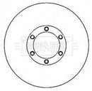Borg & Beck Brake Disc Pair  - BBD4750 fits Isuzu D-MAX 2.5Di, 3.0Di 03-