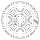 Borg & Beck Brake Disc Pair  - BBD5468 fits Mercedes SL(R231)-Sports 2/12-