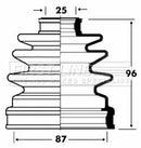 First Line Cv Joint Boot Kit Part No -FCB2832