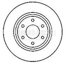 Borg & Beck Brake Disc Pair  - BBD4769 fits Nissan Navara, Pathfinder 05-