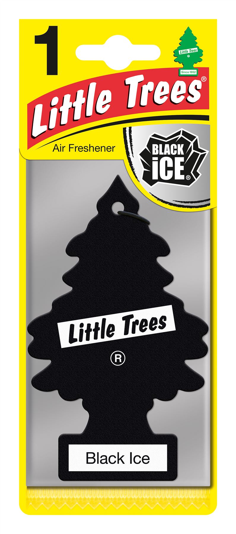 Little Trees MTR0004 Single Carded Air Freshener - Black Ice