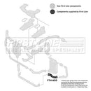 First Line Turbo Hose  - FTH1450 fits Audi A6 2.7D, 3.0