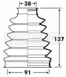 First Line Cv Joint Boot Kit Part No -FCB6102