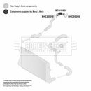 Borg & Beck Turbo Hose  - BTH1083 fits VAG A3,Leon,Octavia,Golf 1.9TD