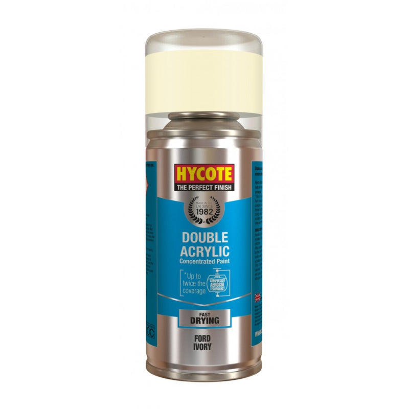 Hycote Double Acrylic Ford Ivory Spray Paint - 150ml