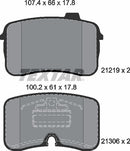 Textar Brake Pad Set - 2121901