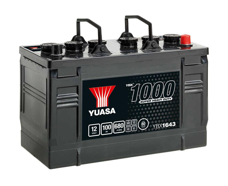 Yuasa YBX1643 Super Heavy Duty Battery - 643