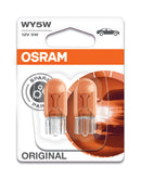 Osram Original Twinpack Bulbs - 501A Amber Indicator