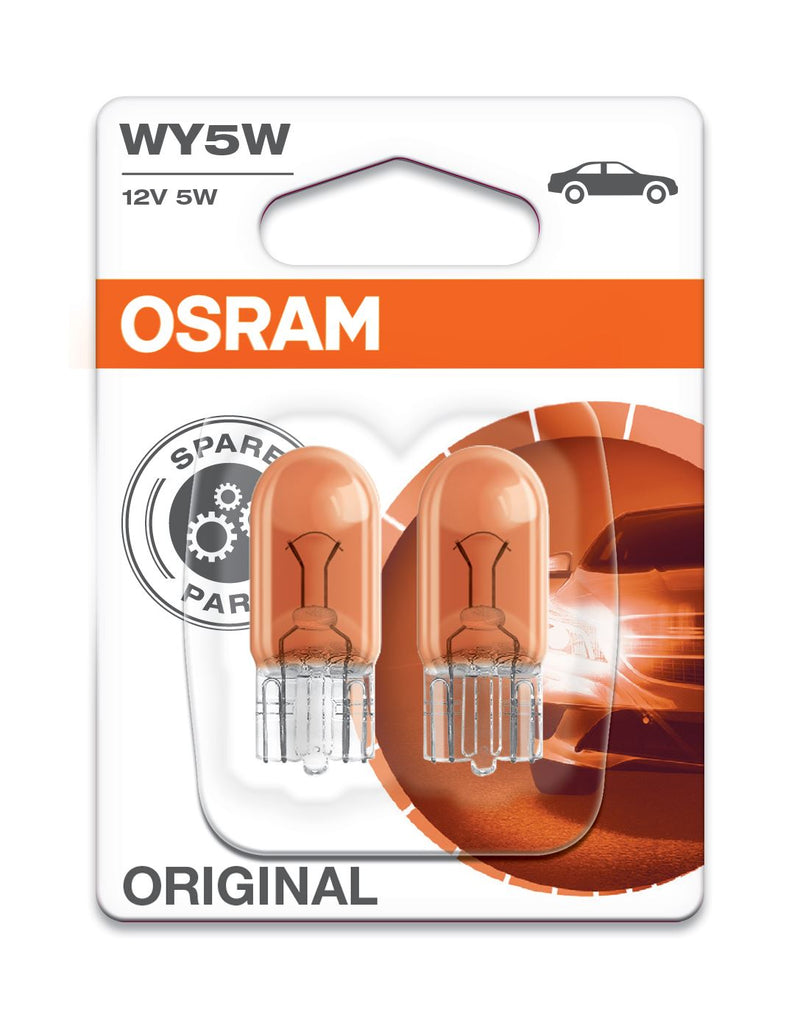 Osram Original Twinpack Bulbs - 501A Amber Indicator