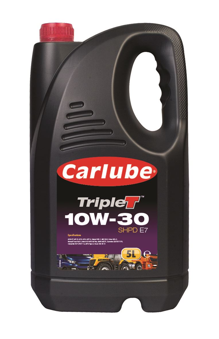 Carlube Triple T 10W-30 SHPD E7 Oil - 5L