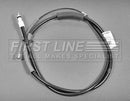 First Line Brake Cable- LH Rear - FKB1102 fits Peugeot 306 (Drums) 94-02