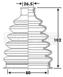First Line Cv Joint Boot Kit  - FCB6280 fits Mini Cooper, One