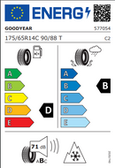 Goodyear 175 65 14 90T Vector 4 Season tyre