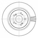 Borg & Beck Brake Disc Single Part No -BBD6109S