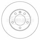 Borg & Beck Brake Disc Single  - BBD5722S fits GM,Nissan,Renault Master 98-